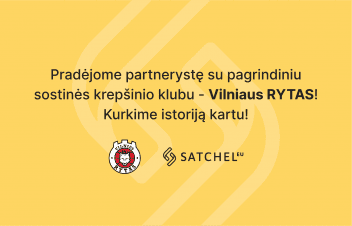 Elektroninių pinigų įstaiga „Satchel“ tapo sidabriniu Vilniaus „Ryto“ rėmėju.