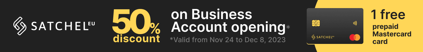 50% discount on Business account opening