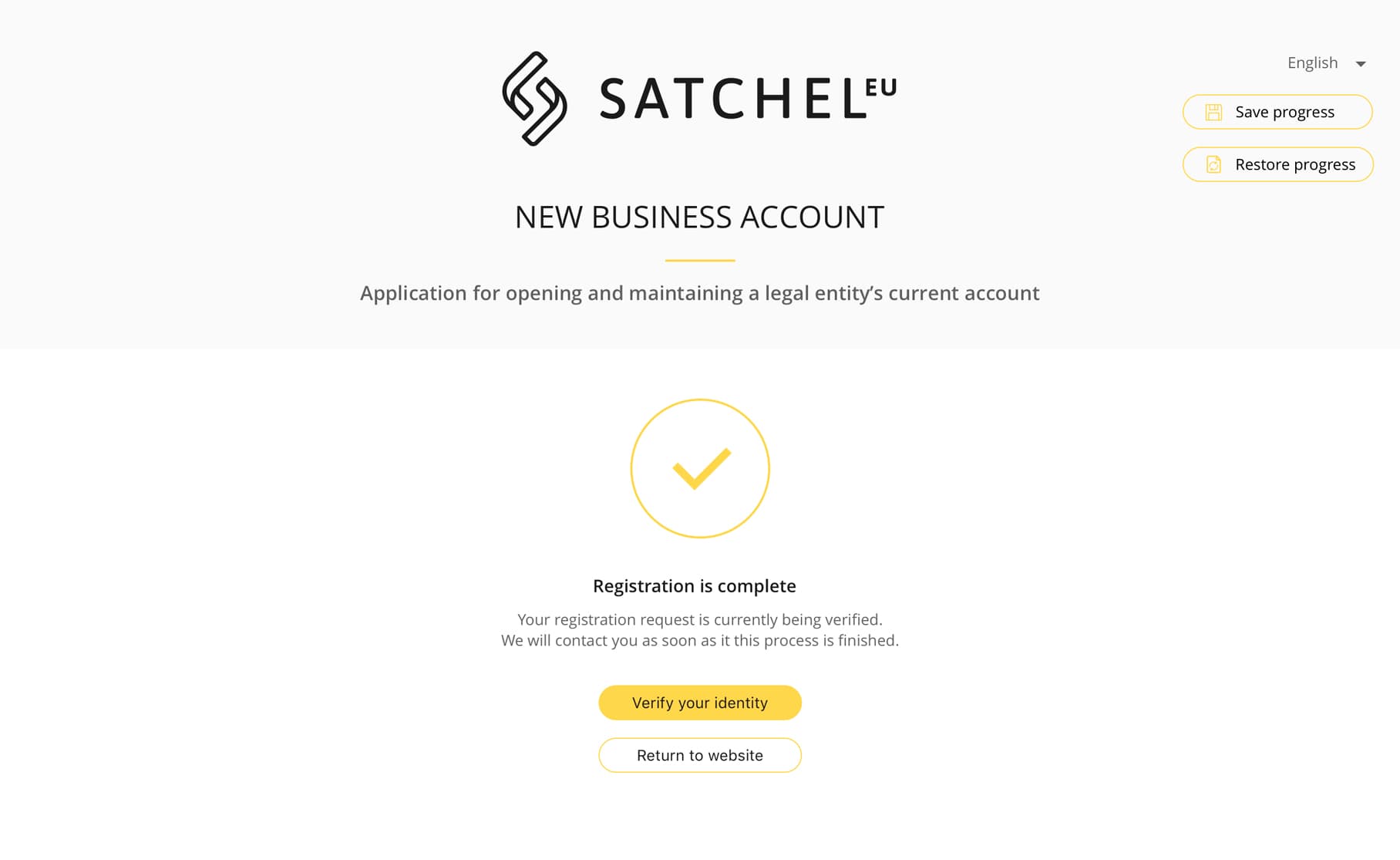 Satchel business account