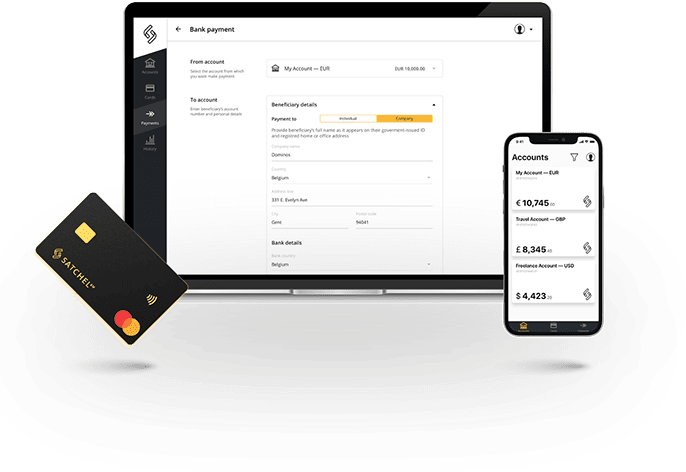 Tablet and phone with financial services