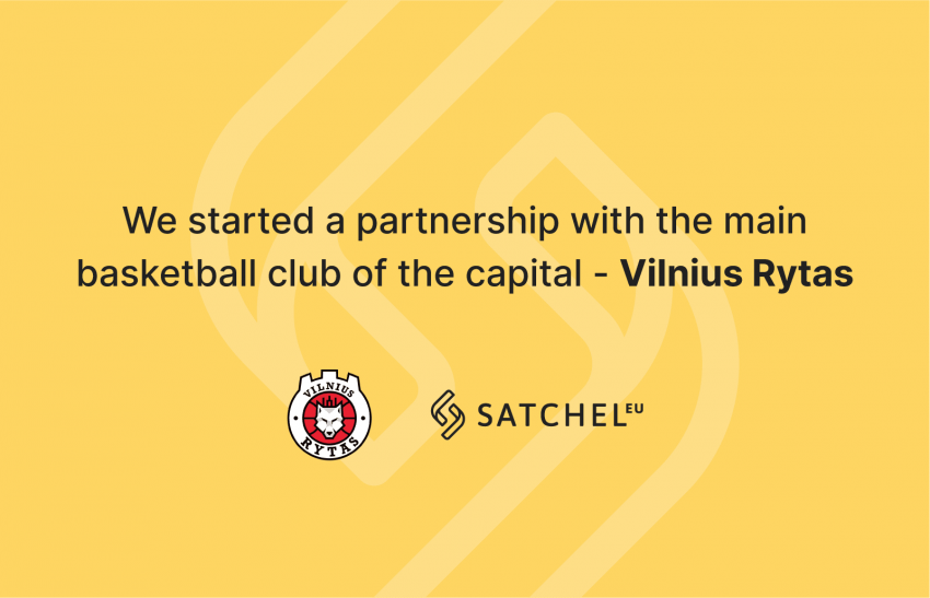 Satchel has become a silver sponsor of the Vilniaus Rytas basketball team