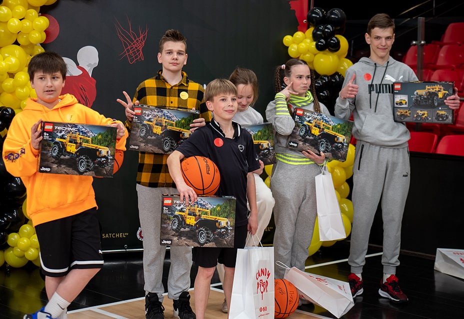 Satchel.eu and Rytas Vilnius Basketball Club Hold “Champions Challenge” Charity Event for Children from Ukraine
