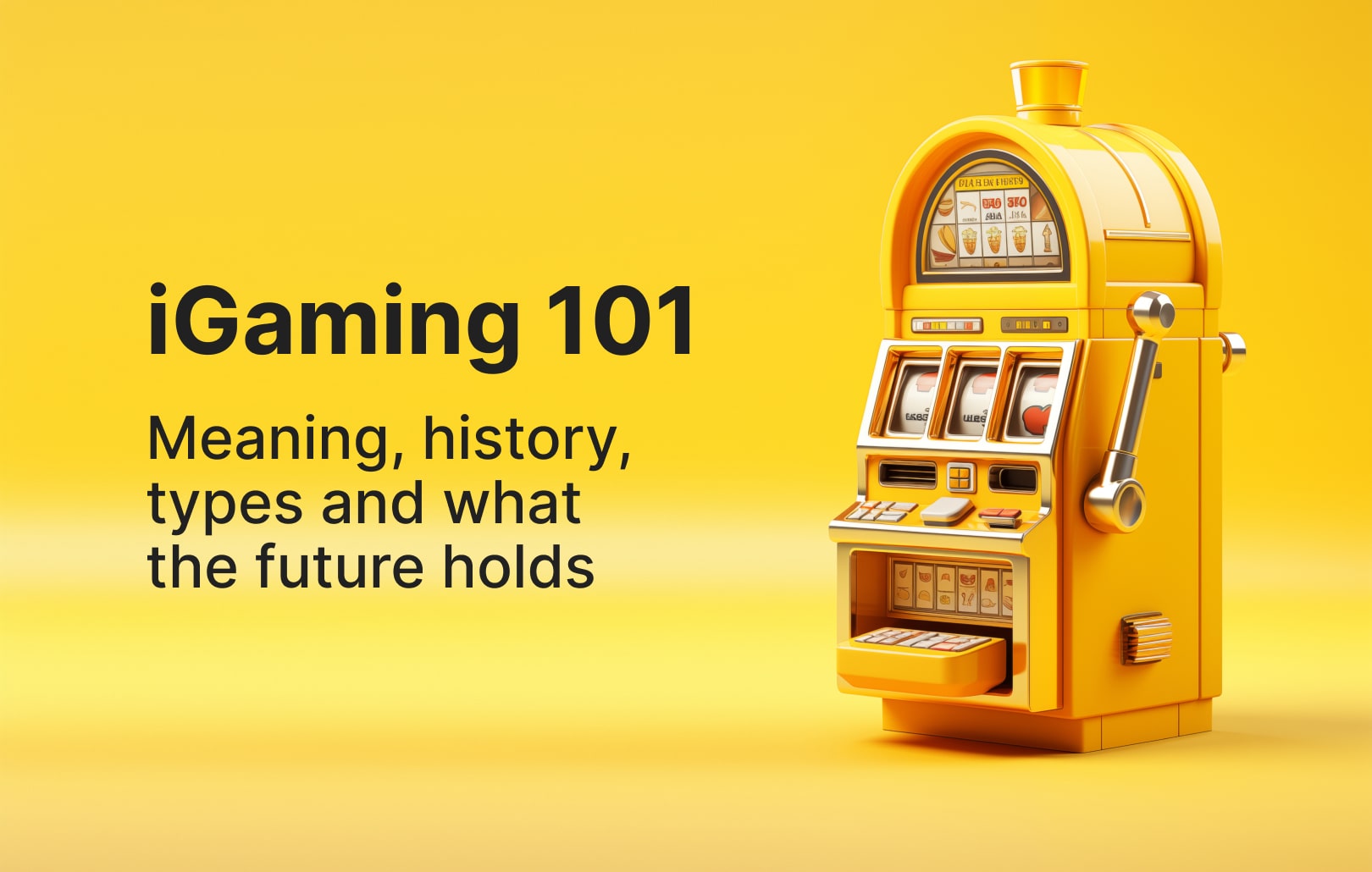 iGaming 101: meaning, history, types, and what the future holds