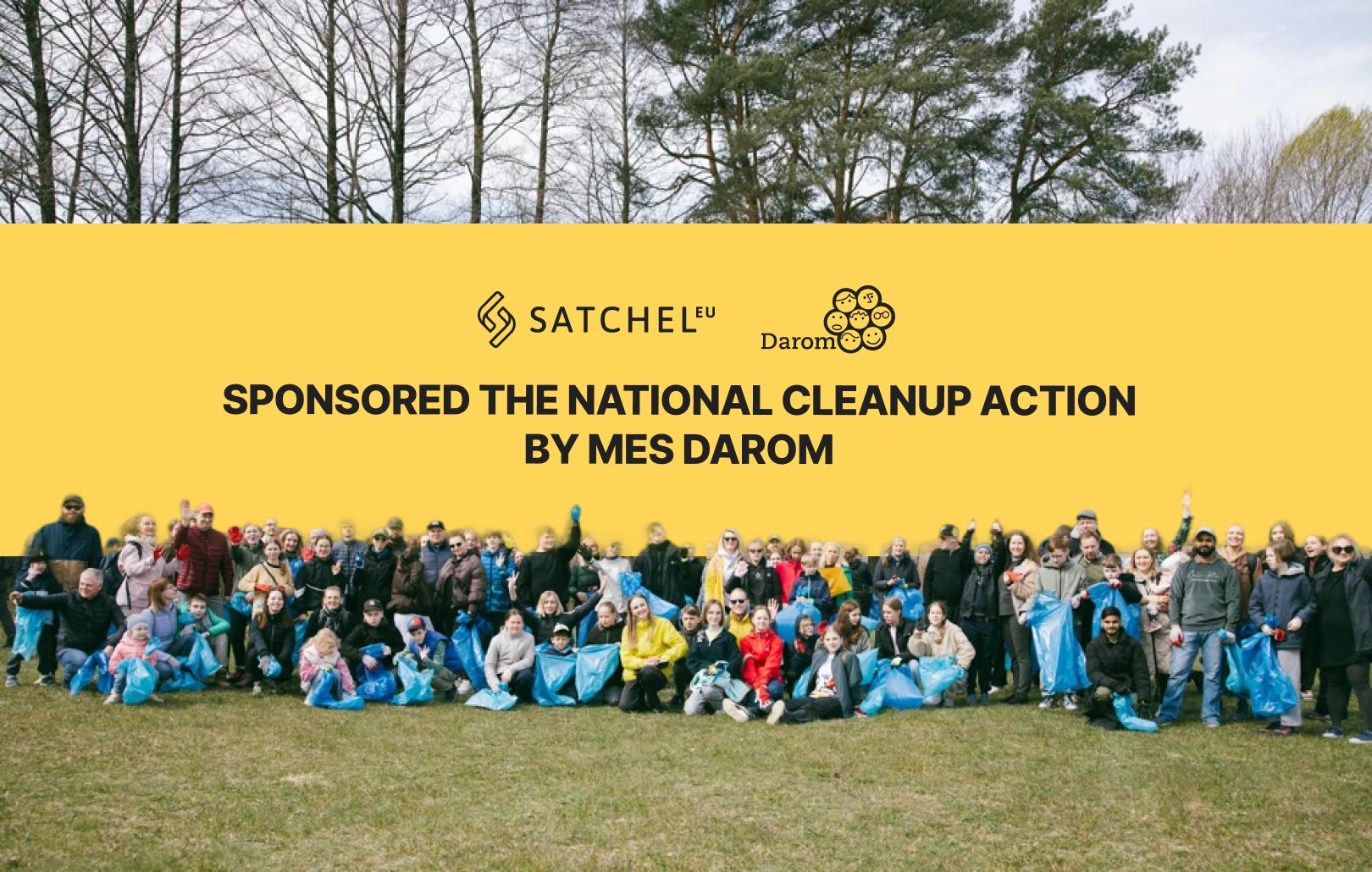 Satchel sponsored the National Cleanup Action by Mes Darom